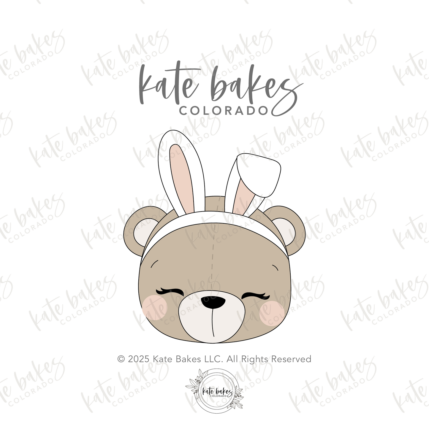Bear with Bunny Ears Cookie Cutter