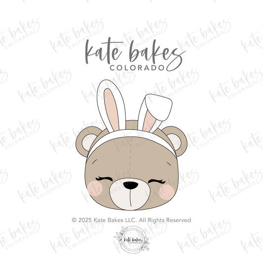 Bear with Bunny Ears Cookie Cutter