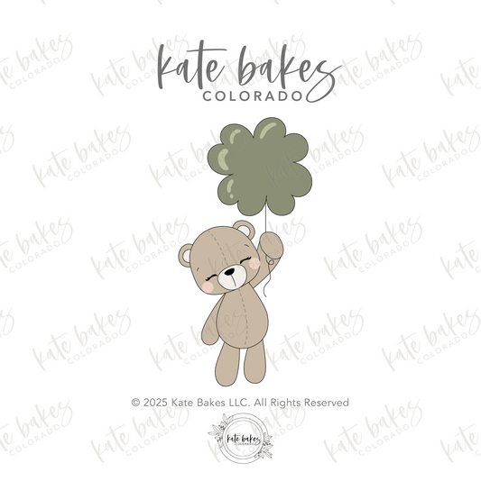 Bear & Shamrock Balloon Cookie Cutter (SET OF 2)