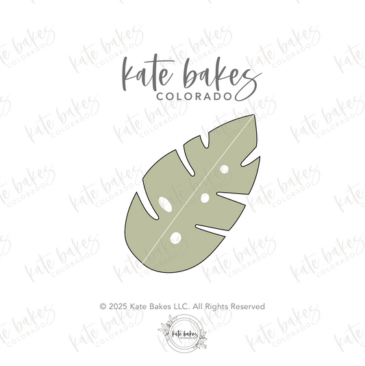 Bird of Paradise Leaf Cookie Cutter
