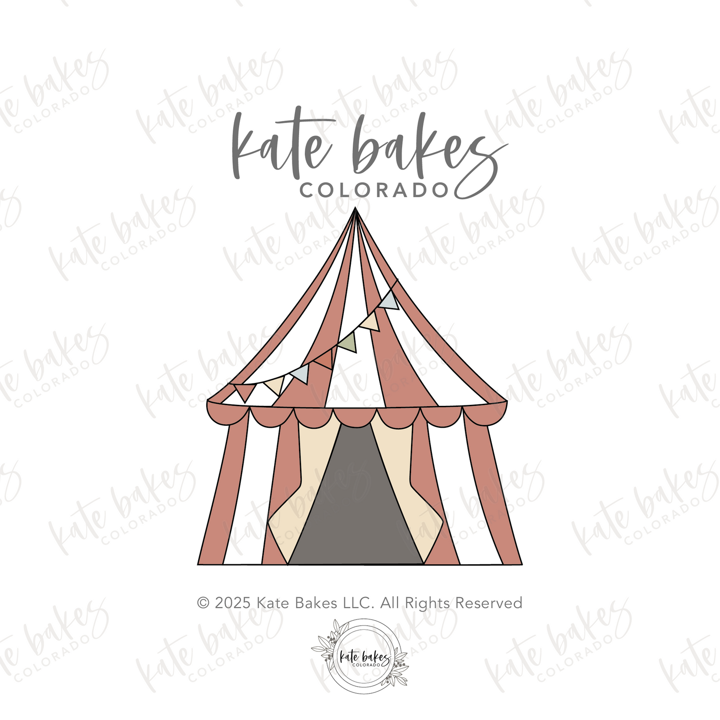 Circus Tent Cookie Cutter