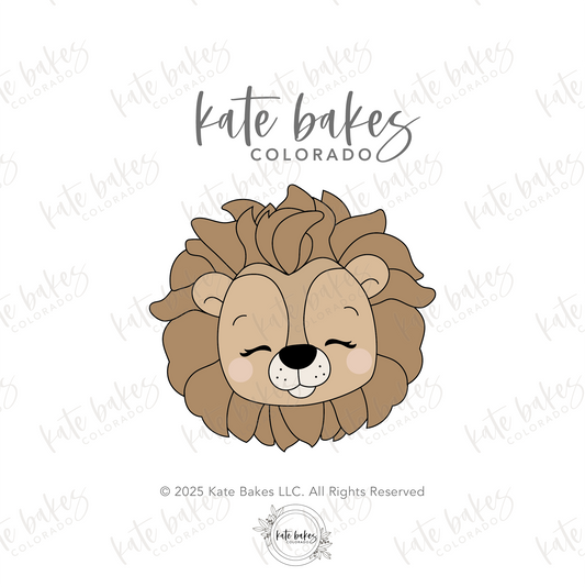 Lion Face Cookie Cutter