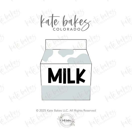 Milk Carton Cookie Cutter