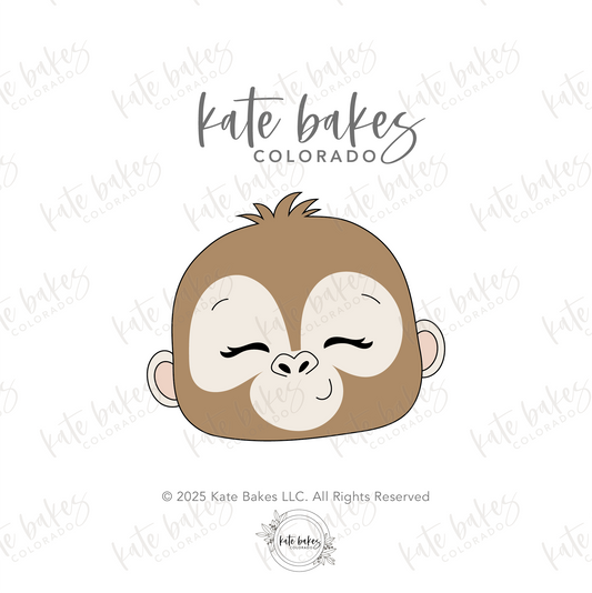 Monkey Face Cookie Cutter
