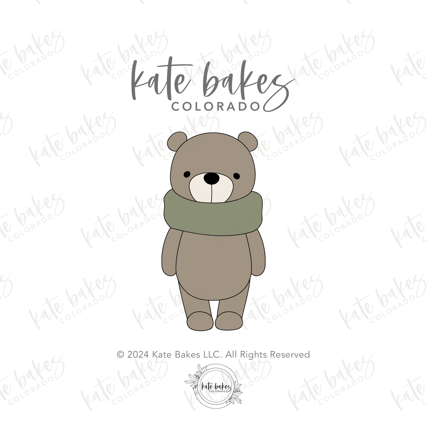 Tall Boho Bear Cookie Cutter