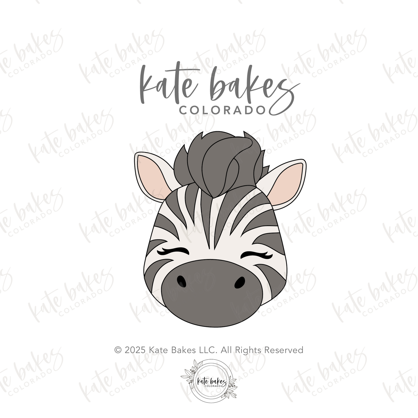 Zebra Face Cookie Cutter