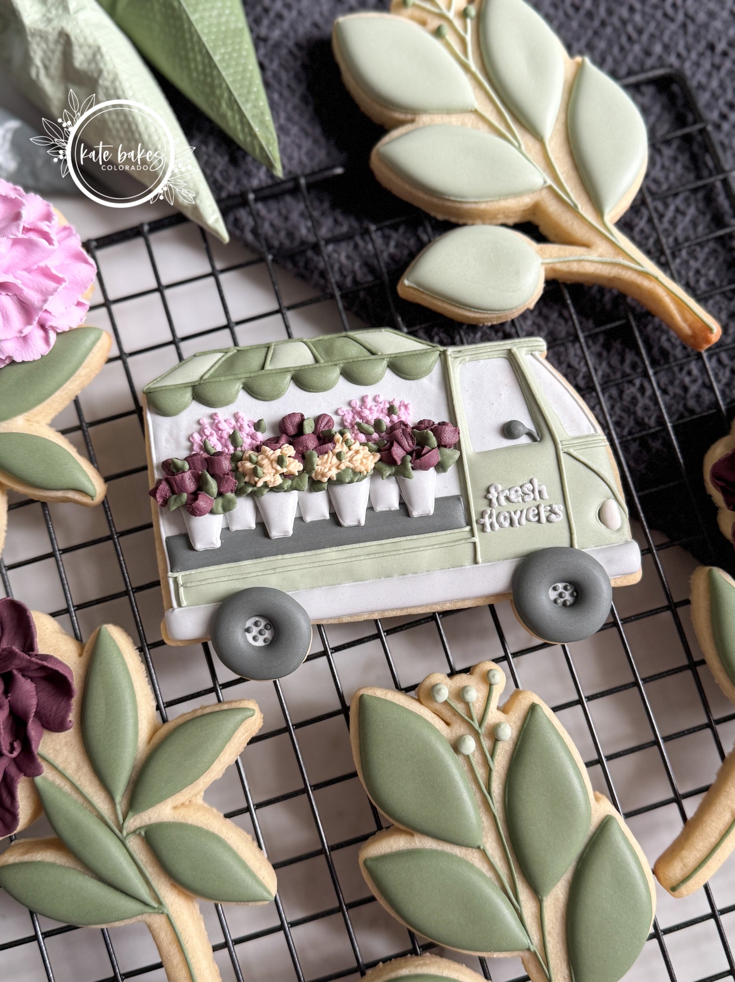 Flower Truck Cookie Cutter