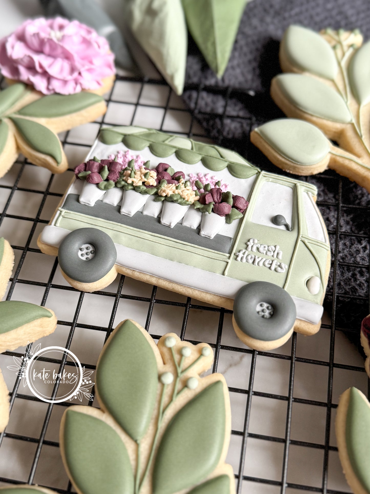 Flower Truck Cookie Cutter