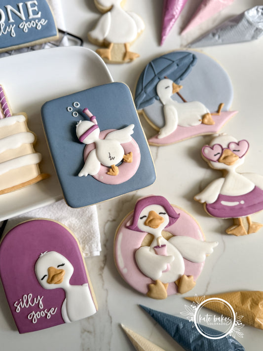 Silly Goose Summer Template + Transfer Sheet