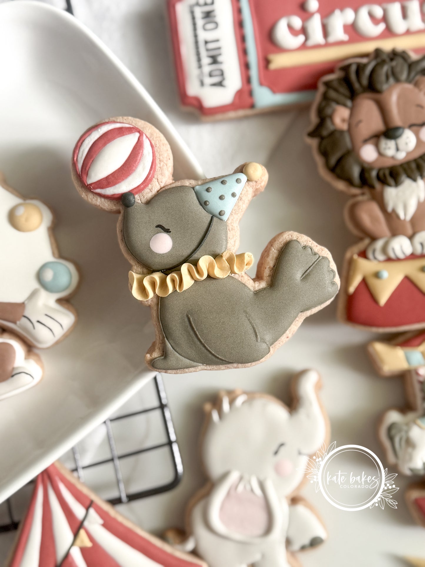 Circus Seal Cookie Cutter