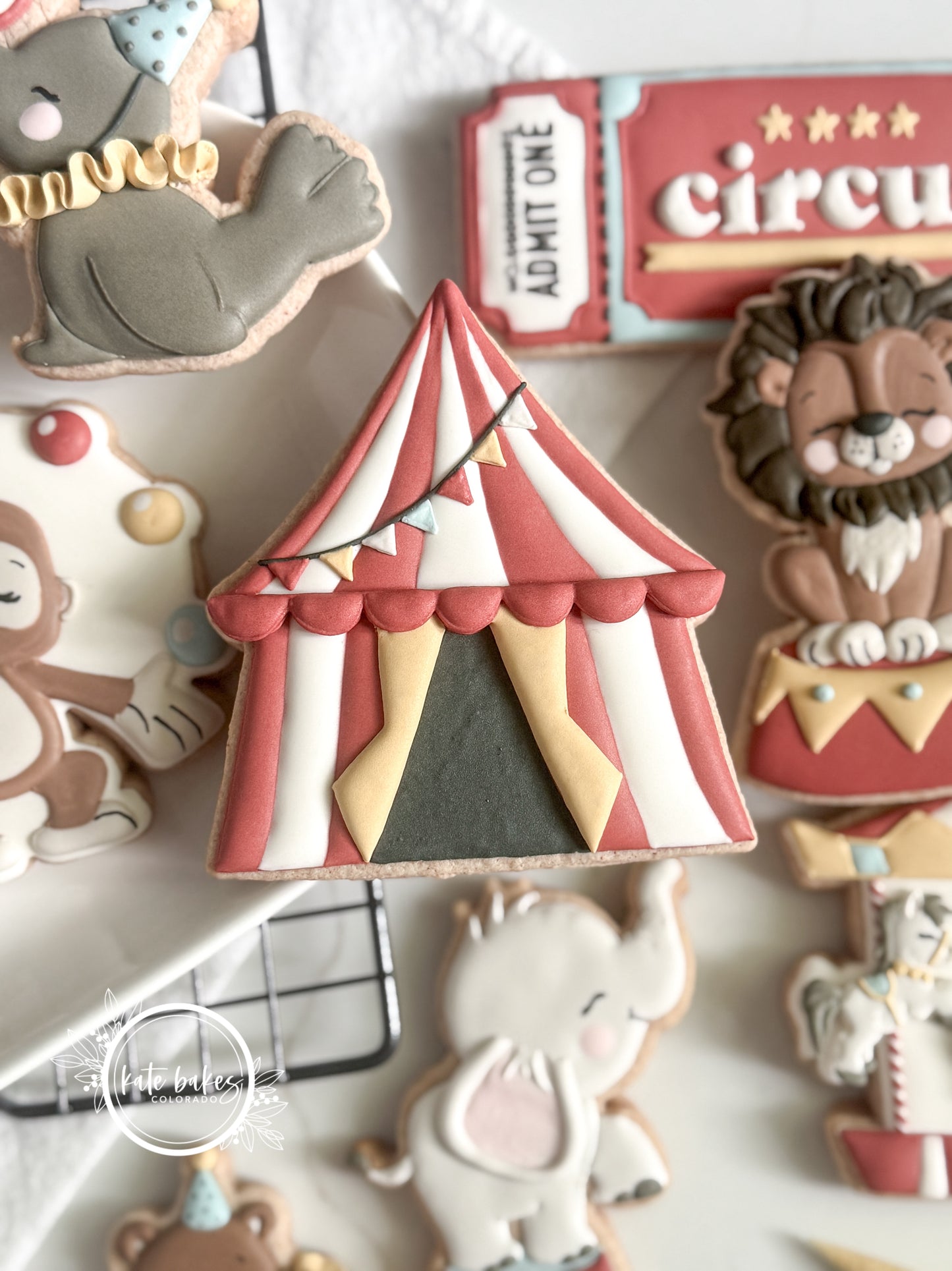 Circus Tent Cookie Cutter
