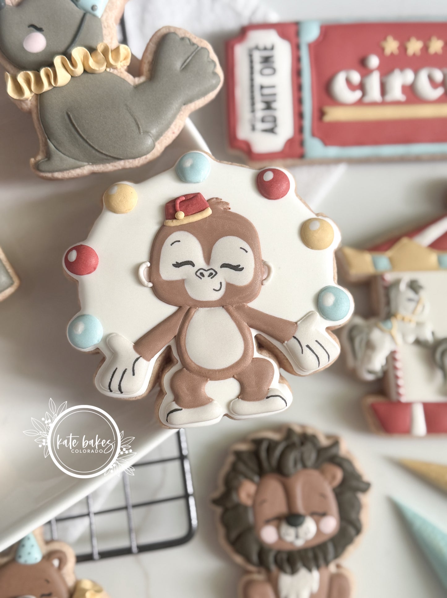 Monkey Juggling Cookie Cutter