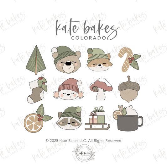 Cortador de Galletas Limón con Vasos de Corazón