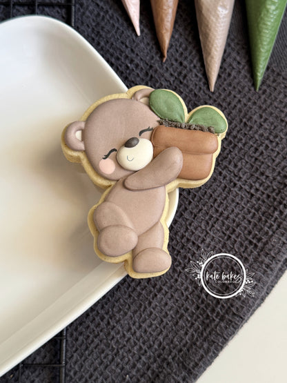 Cortador de galletas de osito de peluche