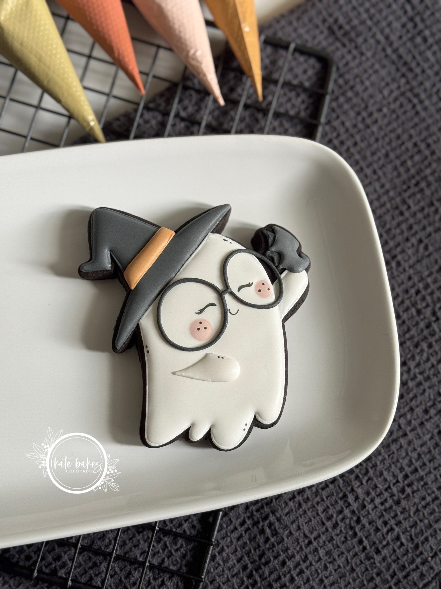 Witch Ghost No. 2 with Bat Cookie Cutter