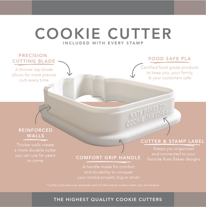 Cat Cookie Stamp + Cutter