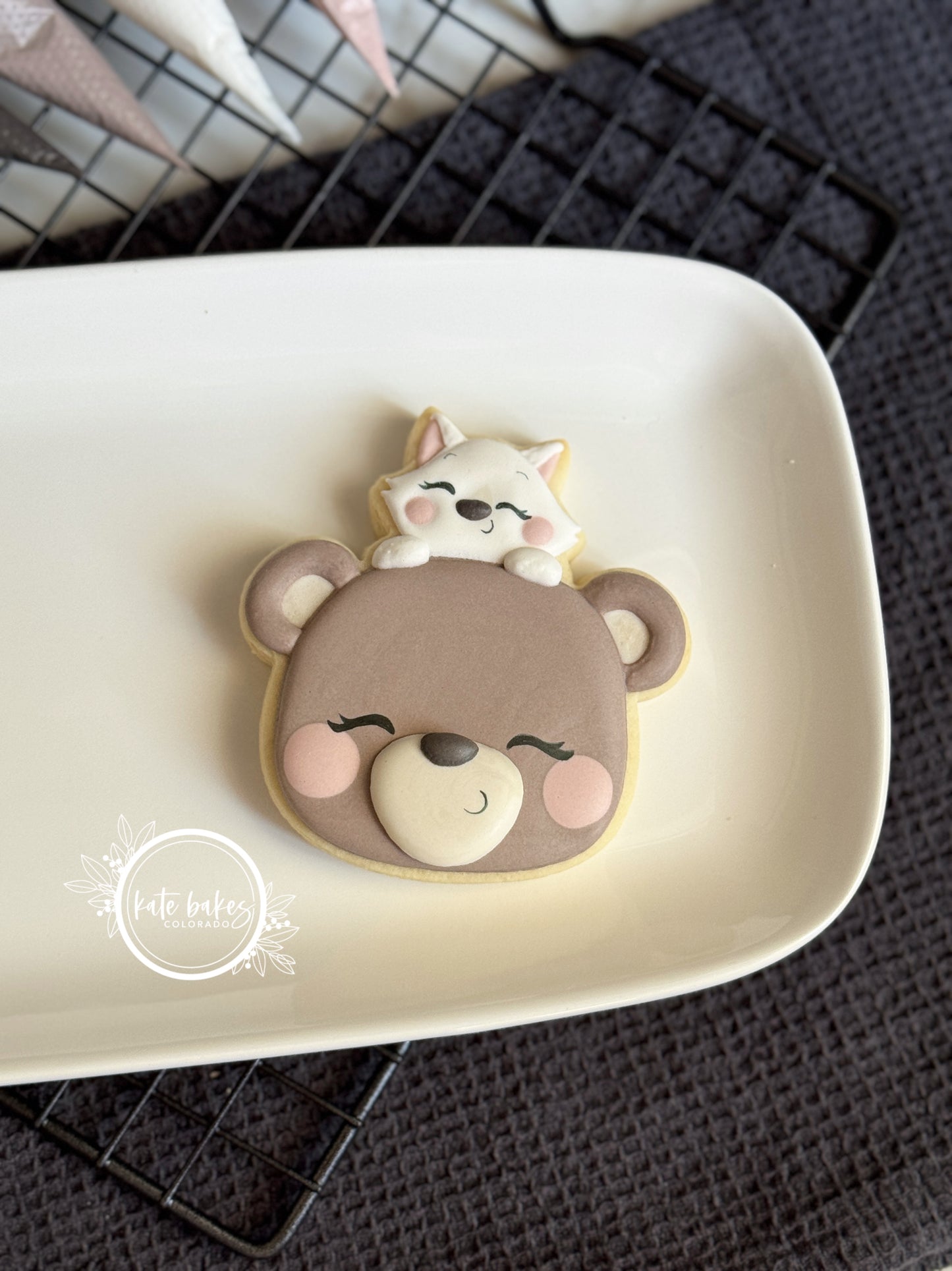 Cortador de galletas de osito de peluche