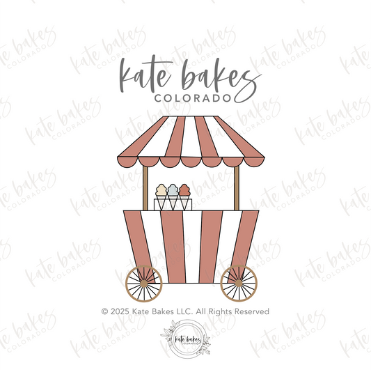 Carnival Cart Cookie Cutter