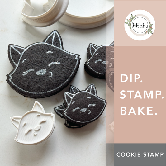 Cat Cookie Stamp + Cutter