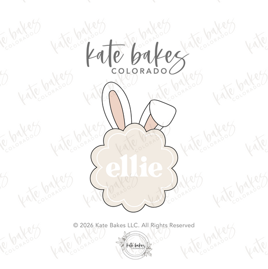 Emporte-pièce en forme de visage de lapin