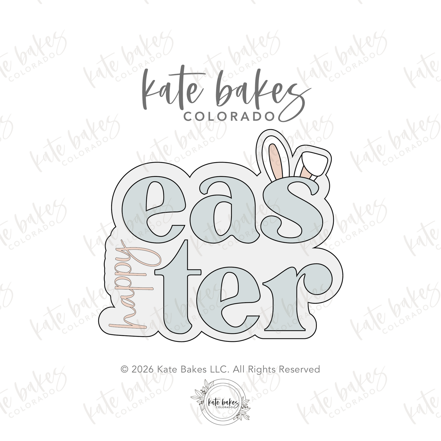 Emporte-pièce en forme de visage de lapin