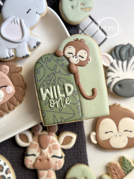 Wild One Double Arch Template + Transfer Sheet