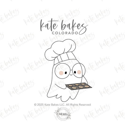 Baker Ghost No. 2 Cookie Cutter