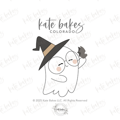Witch Ghost No. 2 with Bat Cookie Cutter