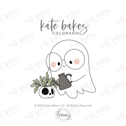 Ghost No. 2 Watering Plant Cookie Cutter
