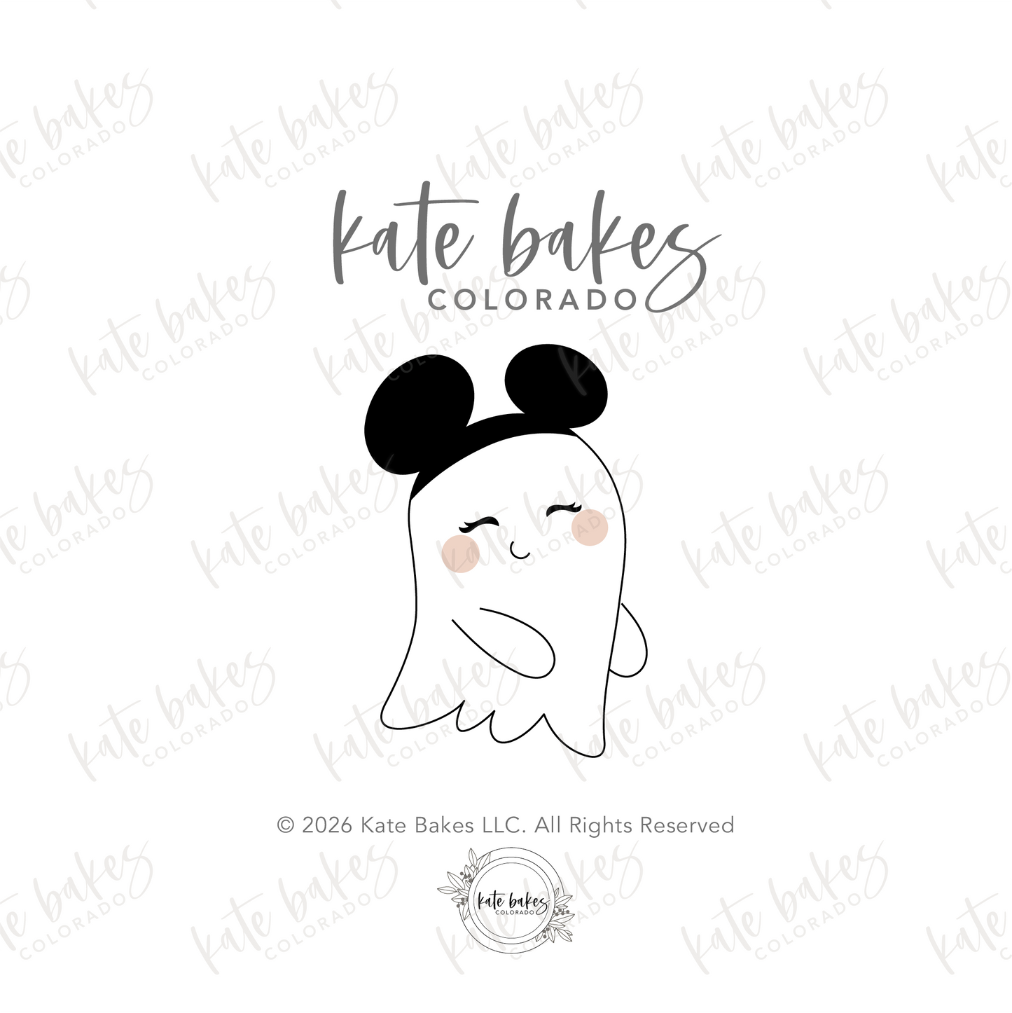 Mouse Ghost No.3 Cookie Cutter
