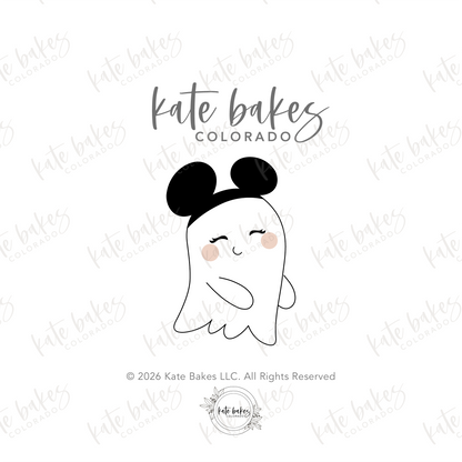 Mouse Ghost No.3 Cookie Cutter