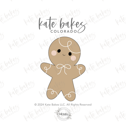 Gingerbread Man No.2 Cookie Cutter