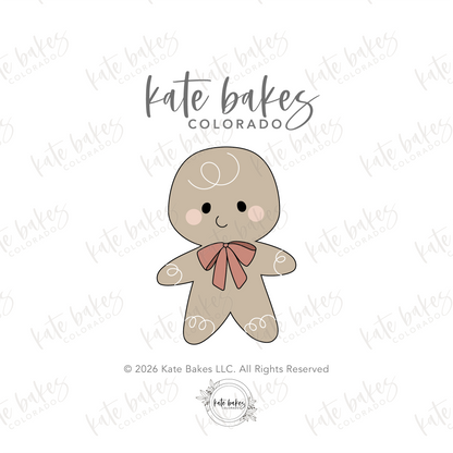 Gingerbread Man No.4 Cookie Cutter