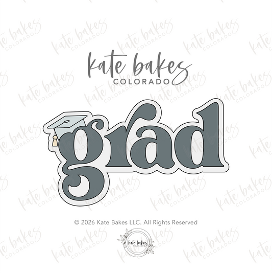 Grad Plaque No.1 Cookie Cutter