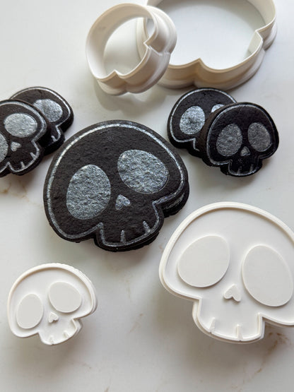 Skull Cookie Stamp + Cutter