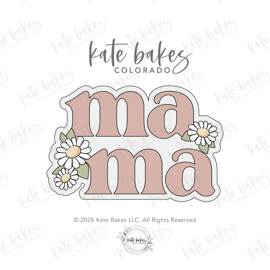 Mama Plaque Cookie Cutter