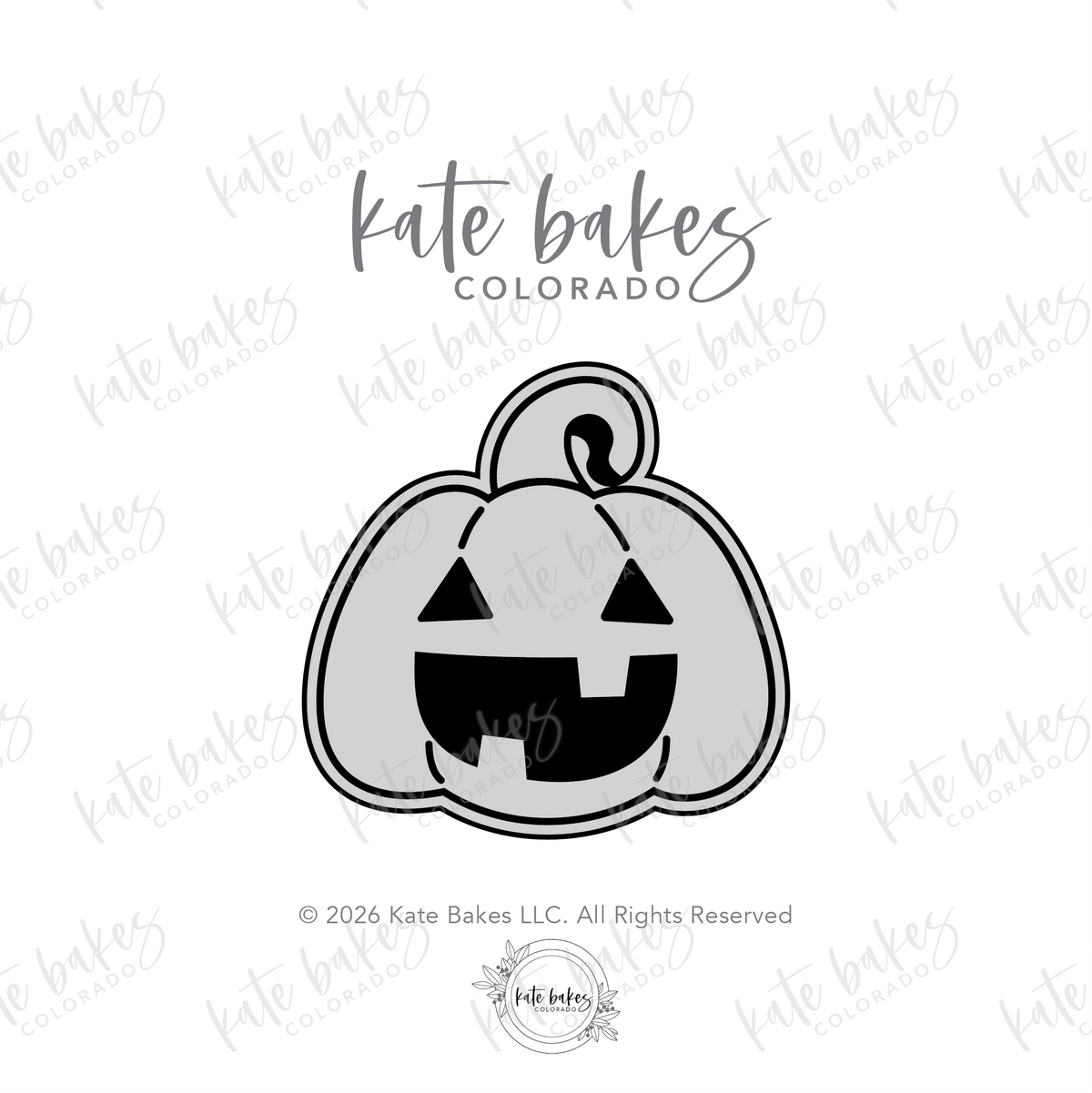 Pumpkin No.3 Cookie Stamp + Cutter