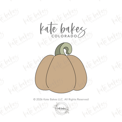 Cortador de galletas de 2 calabazas con vegetación