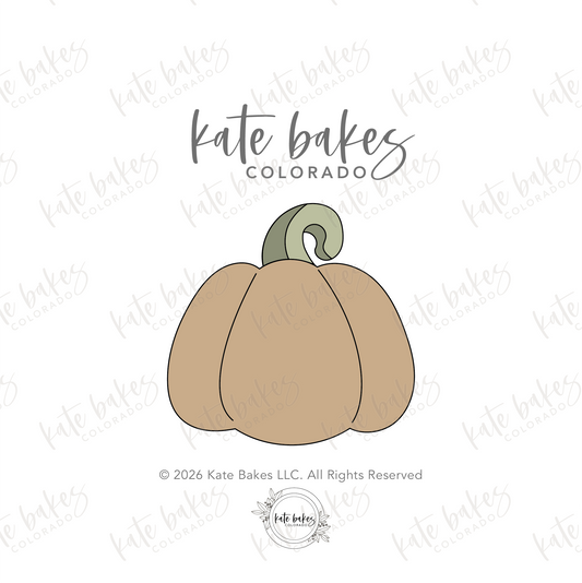 Cortador de galletas de 2 calabazas con vegetación