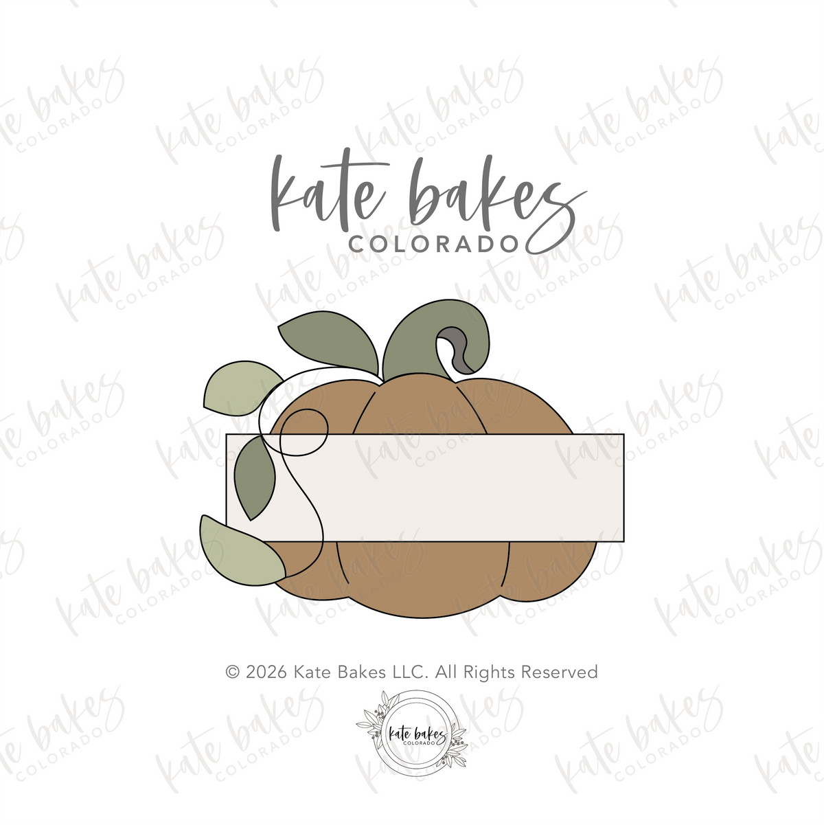 Pumpkin Plaque Cookie Cutter
