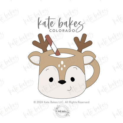 Reindeer Mug Cookie Cutter