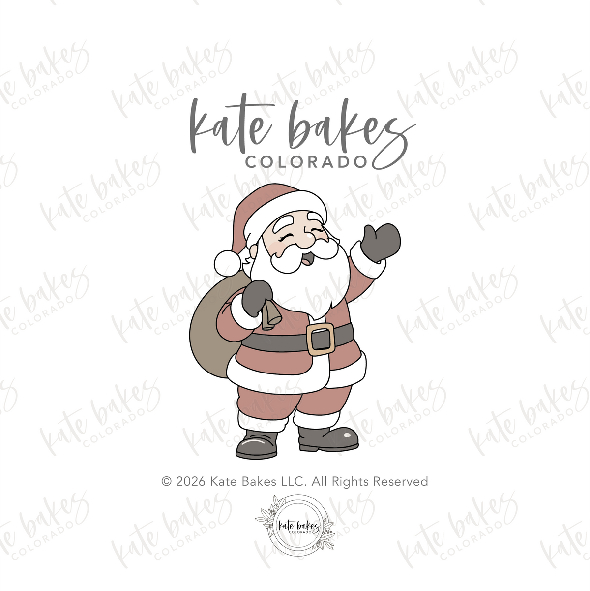 Fully Body Santa No.4 Cookie Cutter