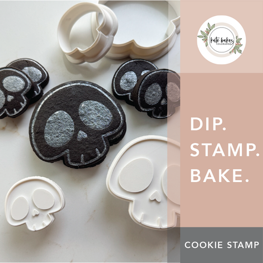 Skull Cookie Stamp + Cutter