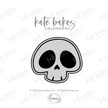 Skull Cookie Stamp + Cutter