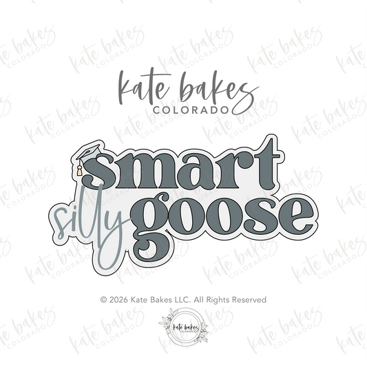 Smart Silly Goose Plaque Cookie Cutter