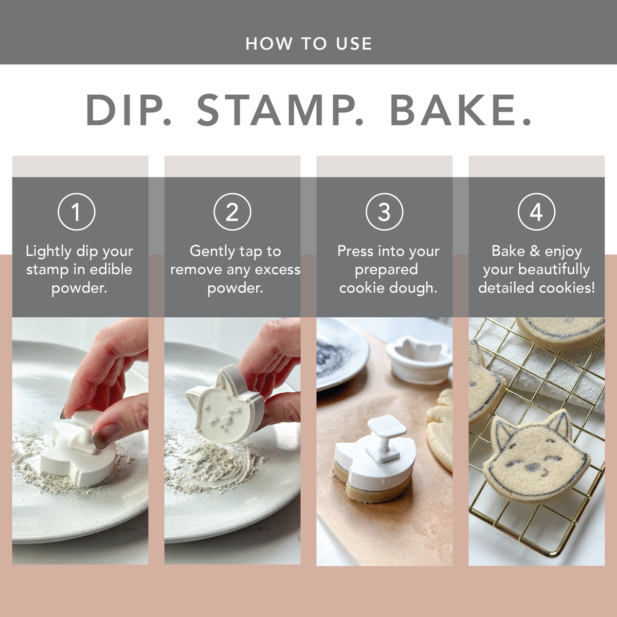 Cat Cookie Stamp + Cutter