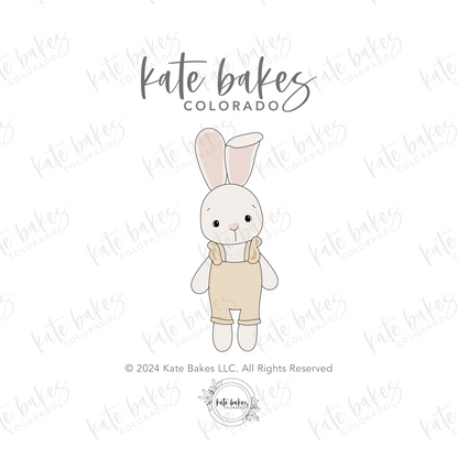 Boho Bunny with Romper Cookie Cutter