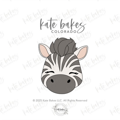 Zebra Face Cookie Cutter