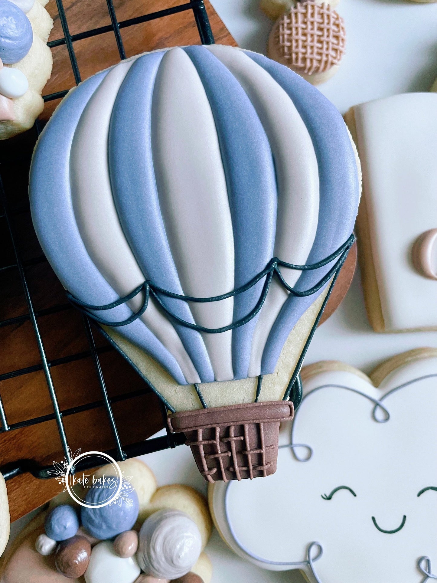 Bakell Hot Air Balloon Cookie Cutter - Stainless Steel Cutter For Cookies, Fondant & Craft Projects