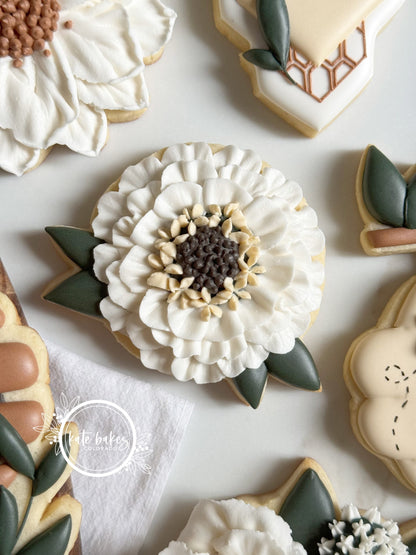 Cortador de galletas de flores de Zinnia